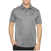 Under Armour Men Regular fit Short Sleeve Polo Shirt Large Grey Solid