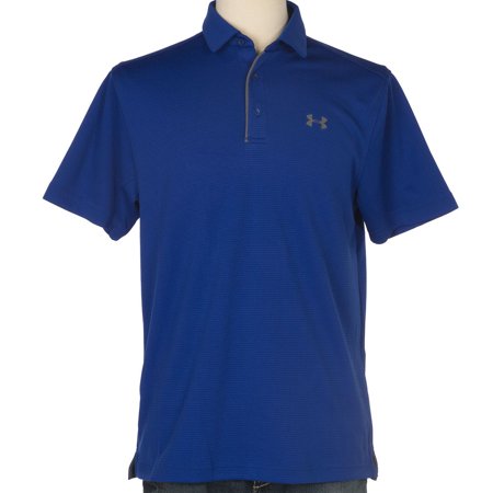 Under Armour Men's Tech Performance Short Sleeve Polo Shirt Royal Blue 2XL
