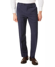 Lauren Ralph Lauren Men's Classic Wool Stretch Dress Pants Navy Striped 40 x 34