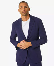 Michael Kors Men's Modern Fit Stretch Blue Suit Jacket 44S