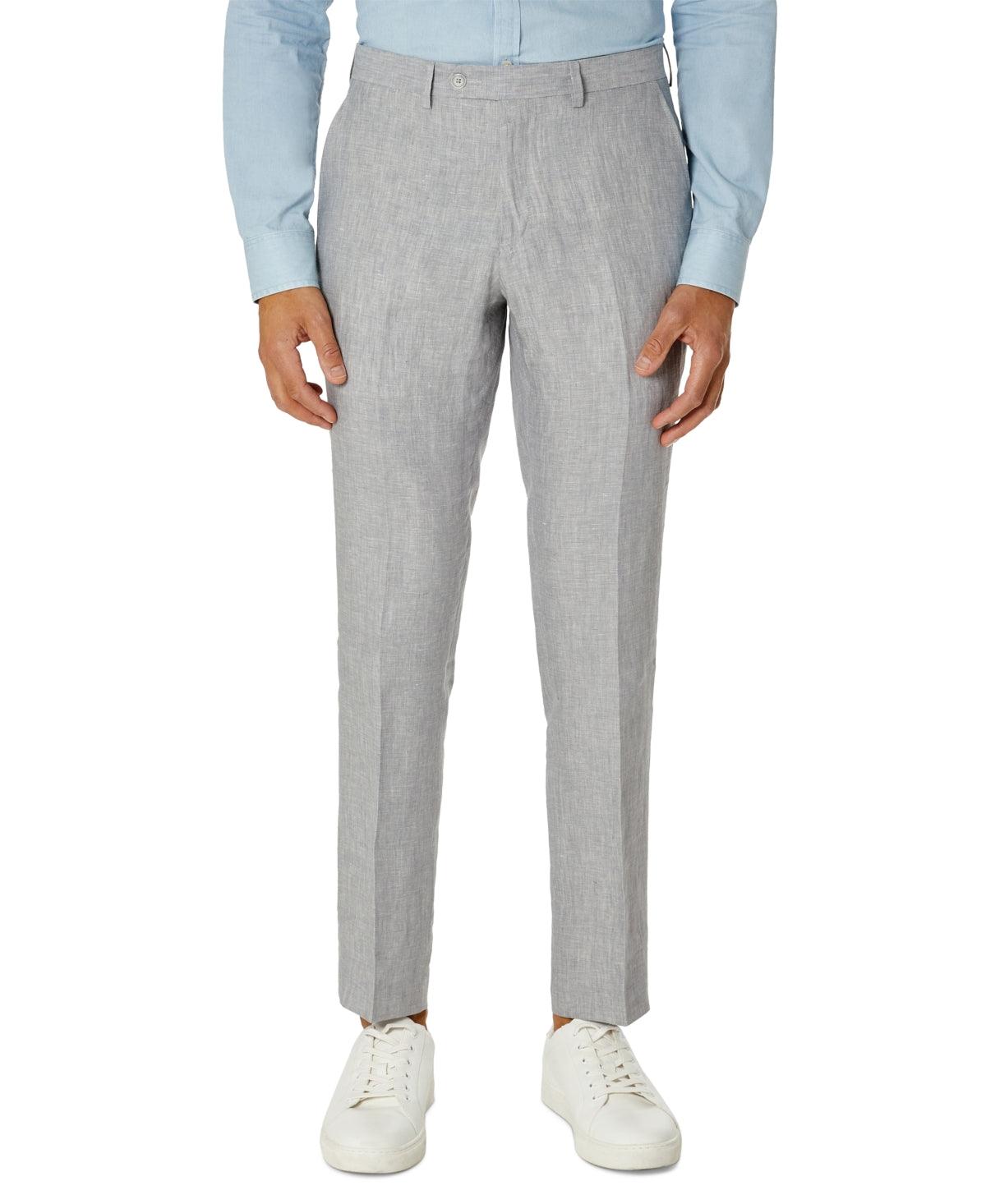 Tommy Hilfiger Men's Modern Fit Flex Suit Dress Pants Light Grey 32 x 30