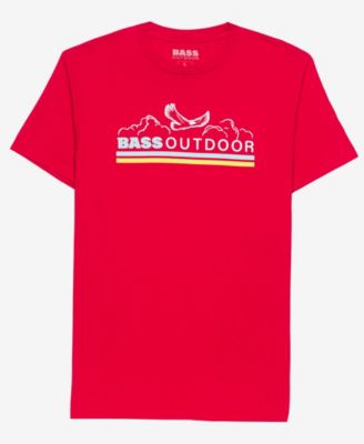 Bass Outdoor Mens Short Sleeve T shirt Red Large