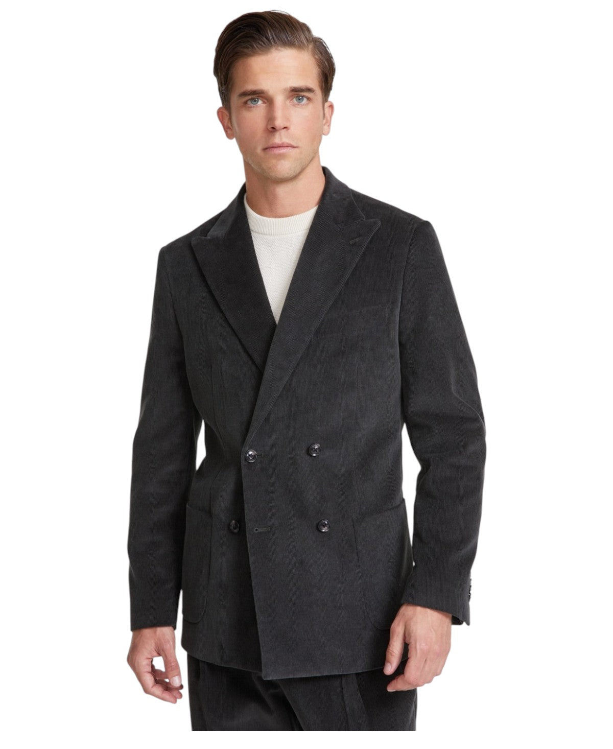Tommy Hilfiger Mens Modern fit Double Breasted Suit Jacket Blazer 40 L Green