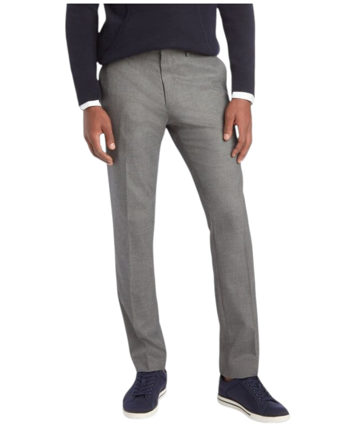 Kenneth Cole Mens Slim fit Dress Pants 38 / 29 Grey Stretch