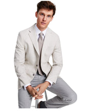 Tommy Hilfiger Mens Modern fit Sport Coat Blazer 38 R White Check