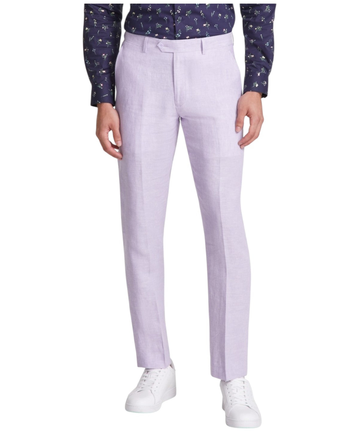 Bar Iii Mens Slim fit Dress Pants 32 / 32 Lavender Purple Solid
