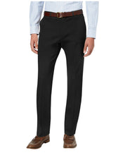 Tommy Hilfiger Mens Modern fit Dress Pants 32 / 30 Black Solid Stretch