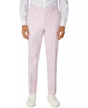 Tommy Hilfiger Mens Modern fit Dress Pants 36 / 32 Pink Solid Stretch