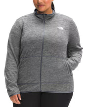 THE NORTH FACE Womens Plus Size Canyonlands Full-Zip Jacket 1X Grey
