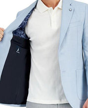 Nautica Mens Modern fit Sport Coat Blazer 42 R Light Blue Solid