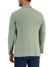 Nautica Mens Modern fit Linen Sport Coat Blazer 38 R Green Solid