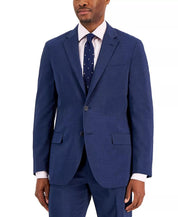Nautica Mens Modern Fit Stretch Suit Jacket Blue 44L