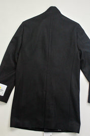 Calvin Klein Men's Mayden Slim-Fit Wool Blend Overcoat - Black 40S