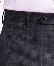 Lauren Ralph Lauren Edgewood Mens Charcoal Plaid Wool Suit Pants 36 x 30