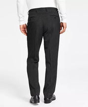 Alfani Mens Slim Fit Dress Pants Black White Pin Stripes 31 x 30