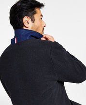Tommy Hilfiger Mens Classic fit Overcoat Coat 36 S Blue Solid