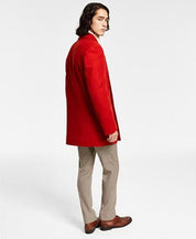 Lauren Ralph Lauren Mens Classic fit Double Breasted Peacoat Coat 40 R Orange