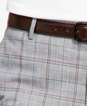 Tommy Hilfiger Modern Fit Flex Stretch Pants Grey Pattern 40 x 30