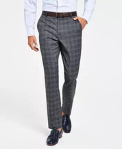 Tommy Hilfiger Mens Modern-Fit TH Flex Stretch Dress Pants Charcoal 36 x 30