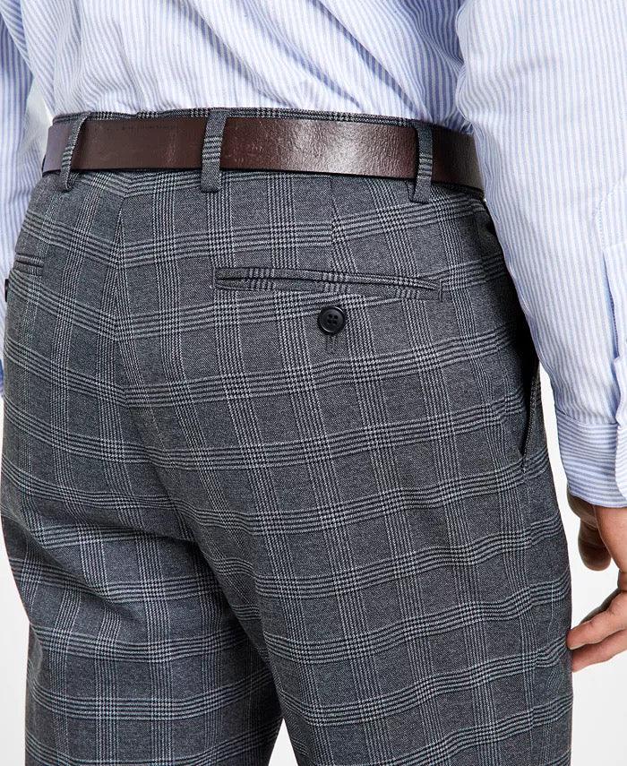 Tommy Hilfiger Modern-Fit Pants Flex Stretch Charcoal 34 x 32