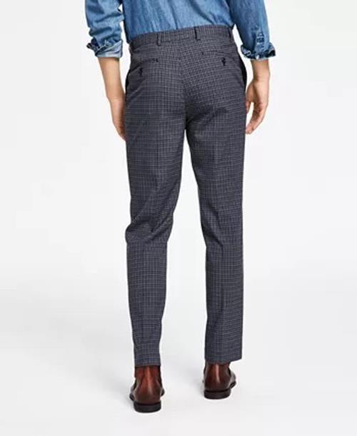 Tommy Hilfiger Men's Modern-Fit Performance Pants - Grey blue 38 x 32