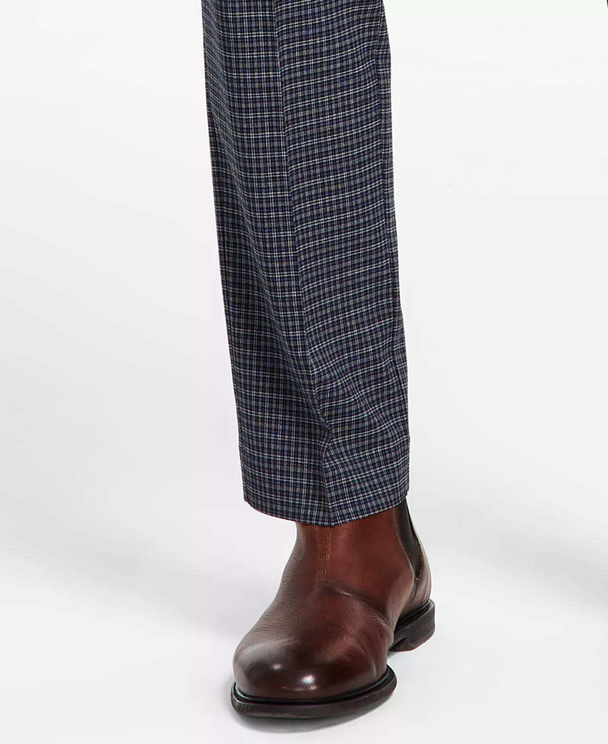 Tommy Hilfiger Men's Modern-Fit TH Flex Pants Grey Blue 34 x 34