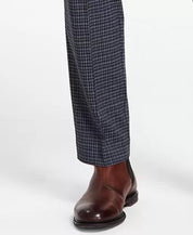 Tommy Hilfiger Men's Modern-Fit Th Flex Stretch Pants Grey blue 40 x 32