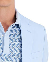 Nautica Men's Stretch Cotton Modern Fit Suit Light Blue 42S Jacket 36 x 32 Pants
