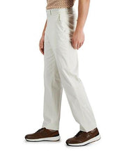 Nautica Men's Modern-Fit White / Cream Cotton Suit 40R / 34 x 32