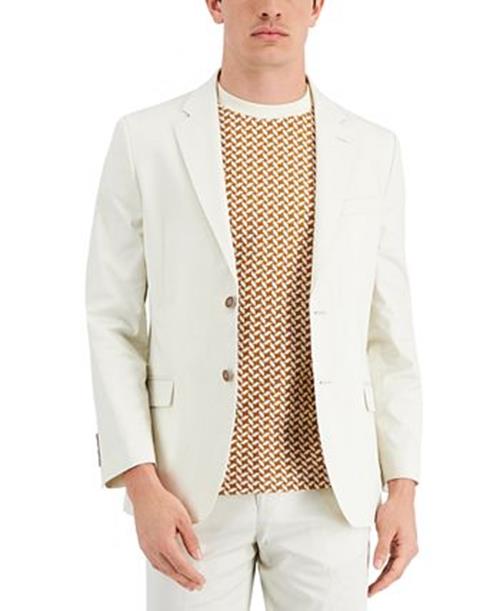 Nautica Men's Modern Fit Stretch White Blazer 44L Sport Coat