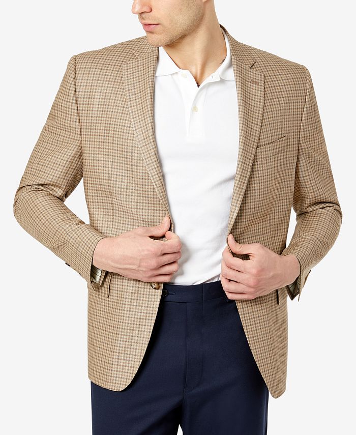 Ralph Lauren Men's Ultra Flex Taupe brown Blazer 44R