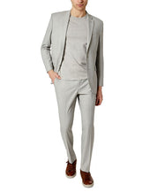 Kenneth Cole Reaction Mens Slim fit 2 Piece Suit 38 R / 31 Waist Grey Solid