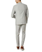 Kenneth Cole Reaction Mens Slim fit 2 Piece Suit 38 R / 31 Waist Grey Solid