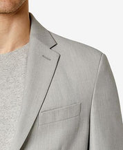 Kenneth Cole Reaction Mens Slim fit 2 Piece Suit 38 R / 31 Waist Grey Solid