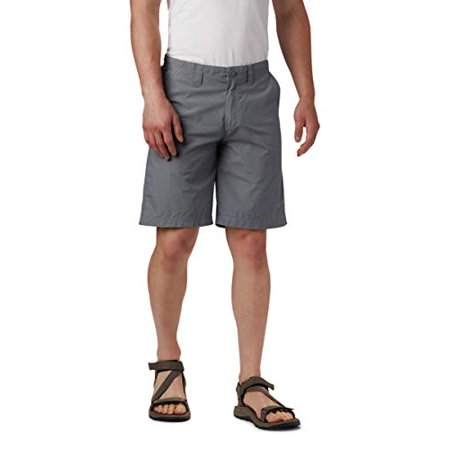 Columbia Mens Regular fit Chinos Shorts 32 Grey Solid