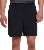 Columbia Men Regular fit Athletic Shorts Medium Black Solid Quick Dry