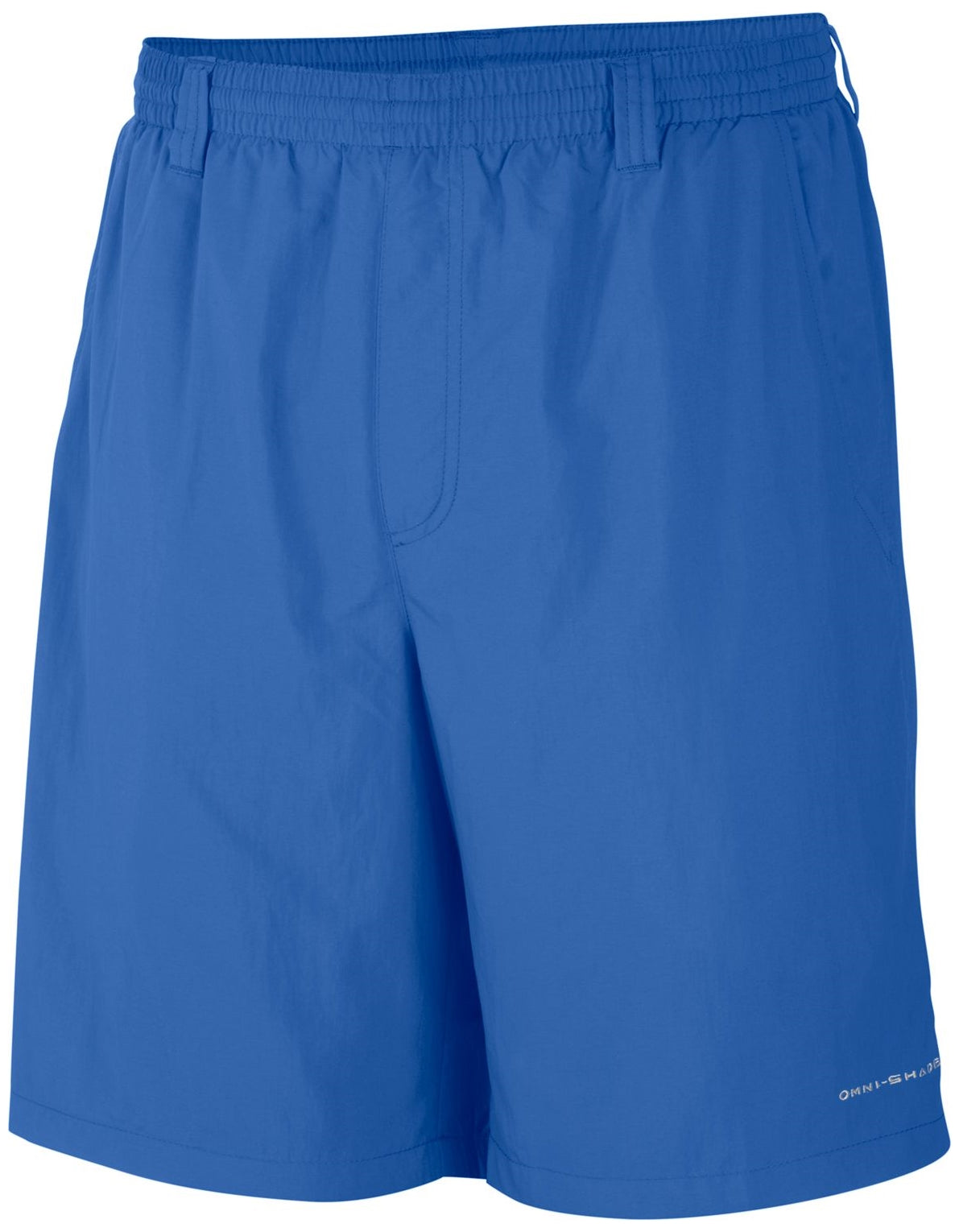 Columbia Mens Regular fit Athletic Shorts XL Blue Solid Moisture Wicking