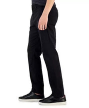 Perry Ellis Portfolio Men's Slim Fit Cotton Dress Pants Black 36 x 32