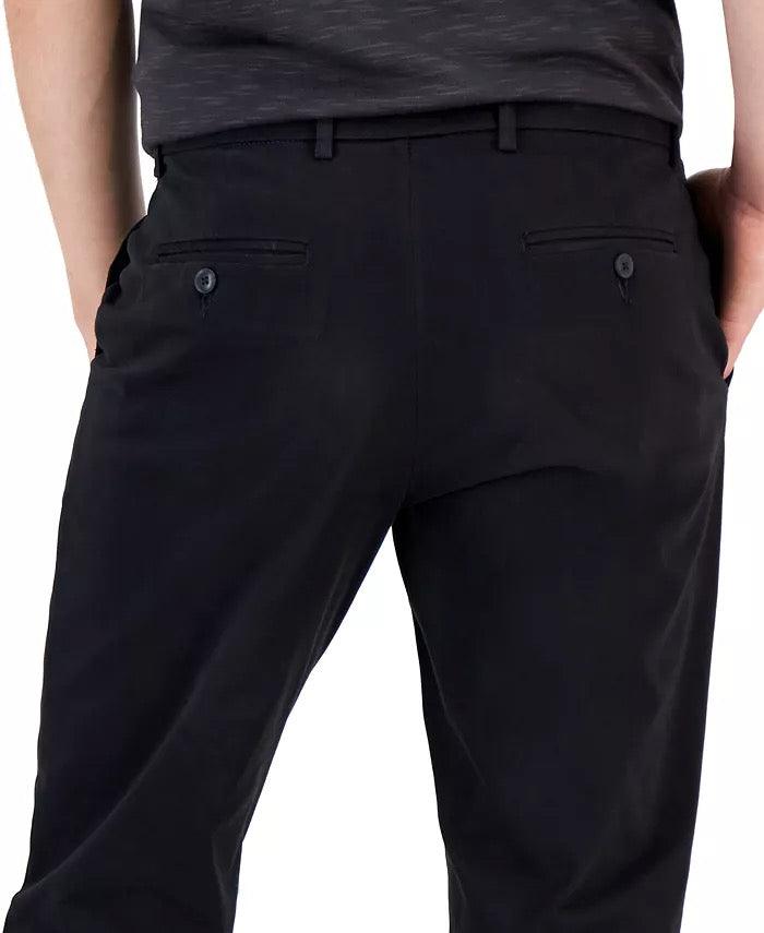 Perry Ellis Portfolio Men's Slim Fit Dress Pants Black 31 x 30