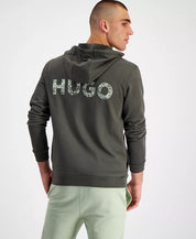 Hugo Boss Men's Demokrit Full Zip Hoodie Sweatshirt XXL 2XL Brown