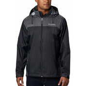 Columbia Men Raincoat Coat XXL Glennaker Black Solid