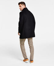 Lauren Ralph Lauren Mens Classic fit Double Breasted Overcoat Coat 36 S Black
