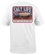 Salt Life Men's Local Star Short Sleeve Pocket Tee Shirt White Medium