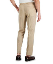 HUGO BOSS Men's Modern-Fit Solid Dress Pants 34 x 32 Light Tan Wool