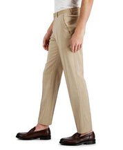 HUGO BOSS Men's Modern-Fit Solid Dress Pants 34 x 32 Light Tan Wool