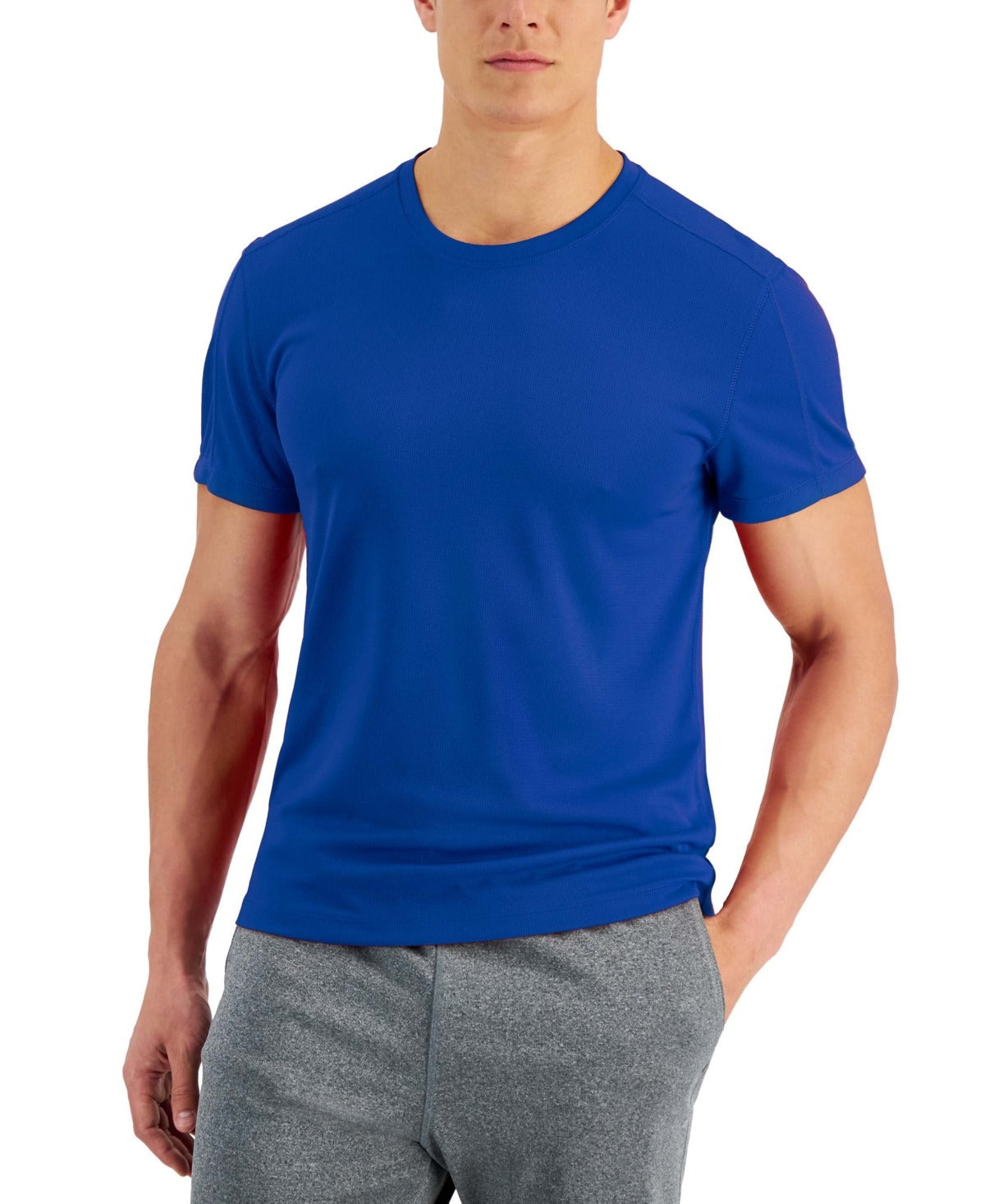 ID Ideology Men's Birdseye Training T Shirt 3XLT Blue Deep Cobalt 3XL TALL