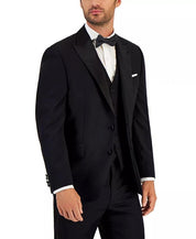 Lauren Ralph Lauren Mens Classic fit Tuxedo Jacket Blazer 56 R Black Stretch