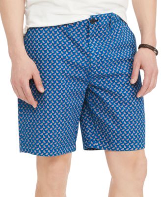 Tommy Hilfiger Mens Watermelon Print Casual Shorts Dark Blue 33 Reg