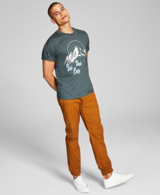 And Now This Men's Park City Graphic Short Sleeve Crewneck T shirt  Green Xl