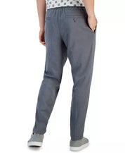 Alfani Men's Brushed Twill Melange Four Pocket Pleated Pants Grey Medium